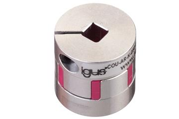 Klauenkupplung mit quadratischer Achsaufnahme