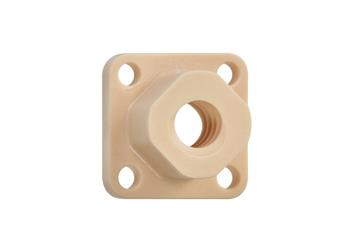 dryspin® gespritzte Flansch-Gewindemuttern, Gewinde geschnitten, JFRM