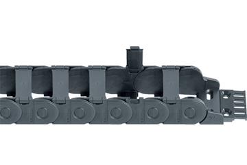 Serie E2.26, Energiekette, im Außenradius beidseitig zu öffnen