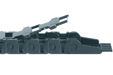 Zipper Serie 15, Energiekette, im Außenradius aufreißbar