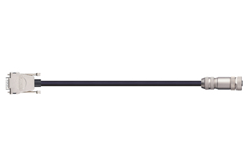 readycable® Encoderleitung passend zu Festo NEBM-M12G8-E-xxx-N-S1G15, Basisleitung, TPE 6,8 x d