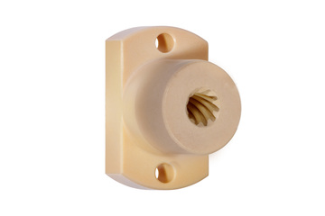 dryspin® Flanschgewindemutter mit Schlüsselfläche, Steilgewinde, J350FRM