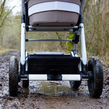 3D-Druck Lager in einem Kinderwagen