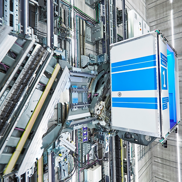 3D-Druck-Gleiter im seillosen Aufzug