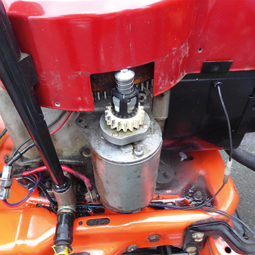 3D-Druck Zahnrad in einem Traktor