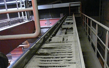 Verfahrweg Müllbunker