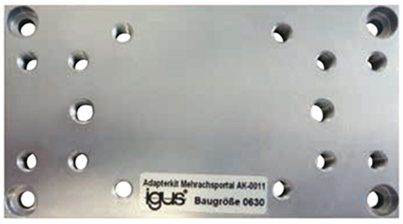 Adapterkit für Portalaufbau