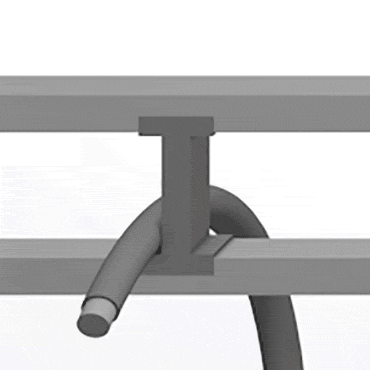 Leitungsschonende Kunststoff-Öffnungsstege