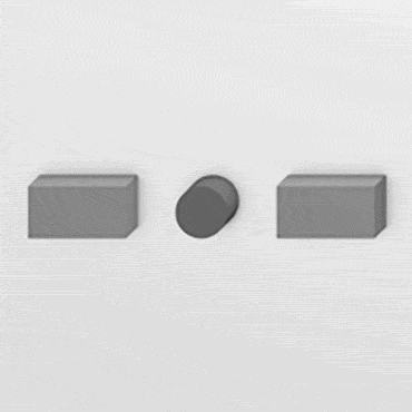 Doppelter, rechteckiger Endanschlag