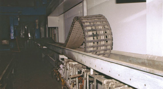 Energiekette von igus im Einsatz