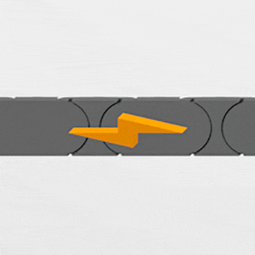 Funktionsprinzip des ESD-Materials in Verbindung mit dem Hintergriff