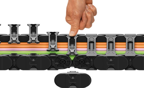 E4Q - leicht zu öffnende Energiekette