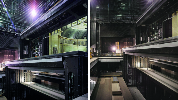 Bühnentechnik mit Energieketten