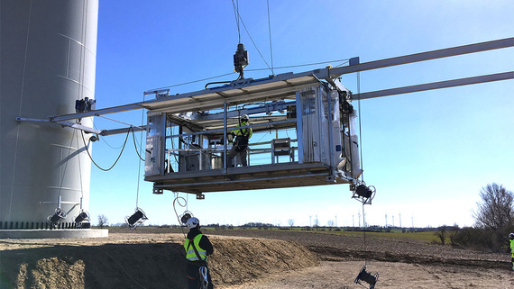 Arbeitsplattform Windkraftanlage