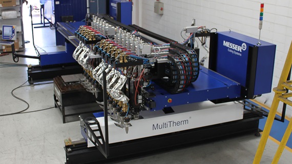 Messer-Schneidanlage