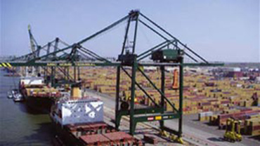 STS Kran mit Condition Monitoring System i.Sense