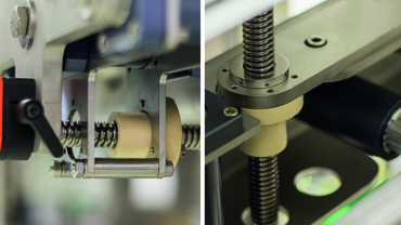 Querverstellung und Höhenverstellung Riemenstation iglidur J