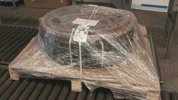 Anlieferung vorkonfektionierte Energiezuführungen