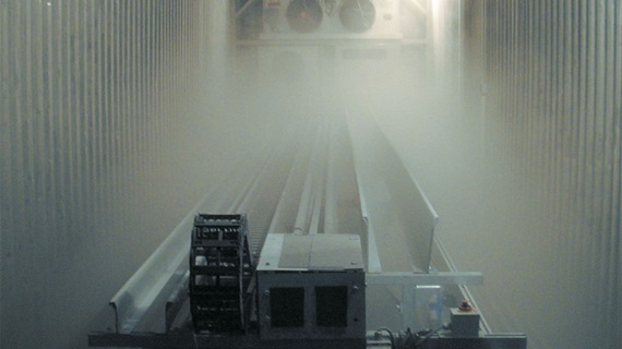 Test-Labor Kältekammer