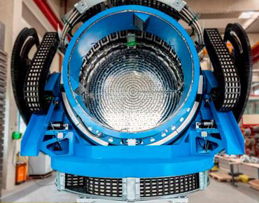 Dreh-Energieführung im Positionierungssystem