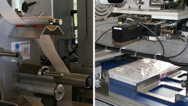 Formatverstellung des Etikettierers