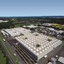 Luftansicht igus Standort Köln