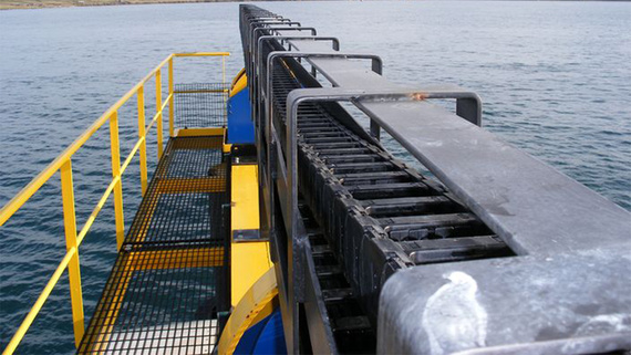 Gezeitenturbine Energiekette