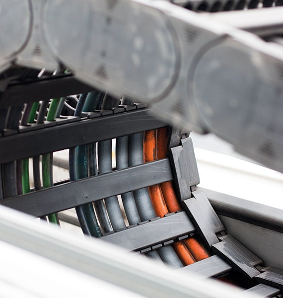 Gleitschuhe für Energieketten