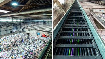 Kran Abfallverarbeitung