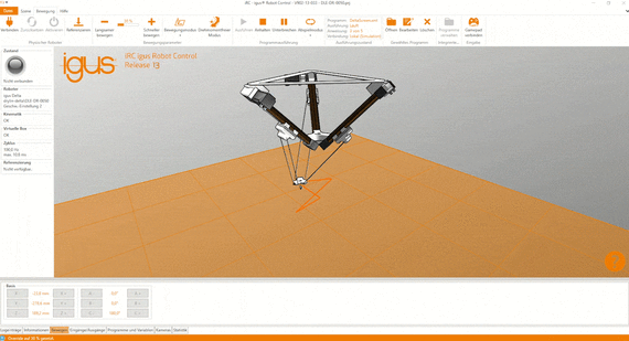 iRC Software Delta Roboter