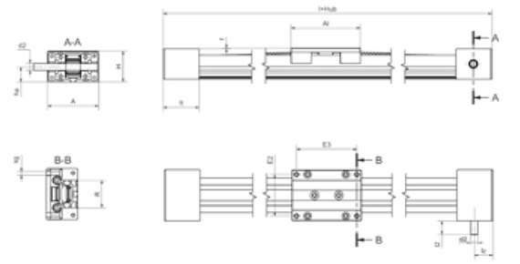 Zahnriemenachse ZLW Carbon
