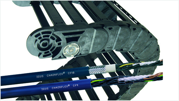 Energiekette und chainflex Leitungen