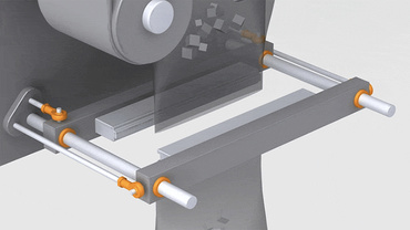 Vertikale Schweißbalken