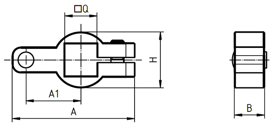 Zeichnung Initiatorauslöser inkl. Zylinderstift zum Auslösen