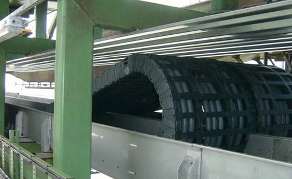 readychain in einem Ship-to-Shore Kran