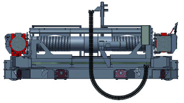 Traverse Scheffer Kran
