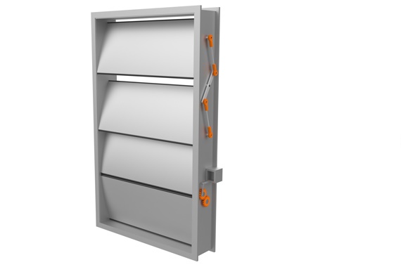 Druckluftklappe für Züge mit iglidur Gleitlagern und Gelenkköpfen