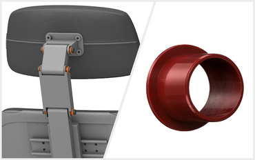 Kopfstütze und iglidur R Gleitlager