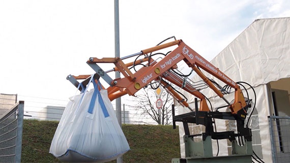 Frontlader Teststand