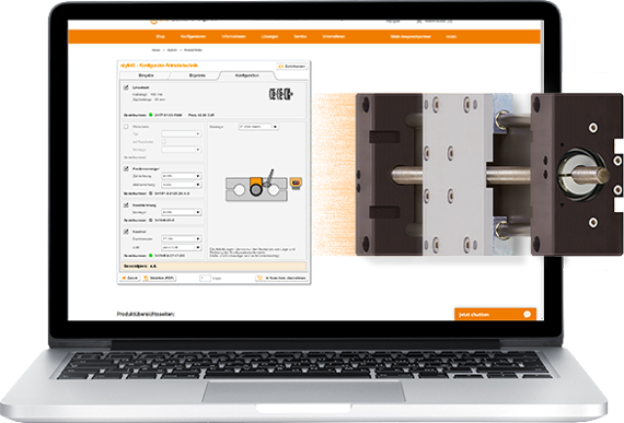 Linearmodule von igus online konfigurieren