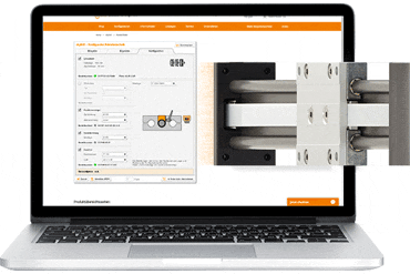 Linearachsen mit Zahnriemen online konfigurieren