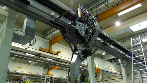 Rollenenergiezuführung in Beladeportal