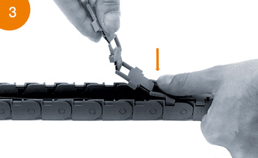 Montagehinweis System Zipper