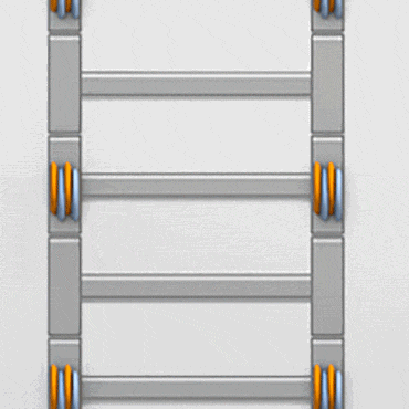 Geteilte Kunststoff-Rolle