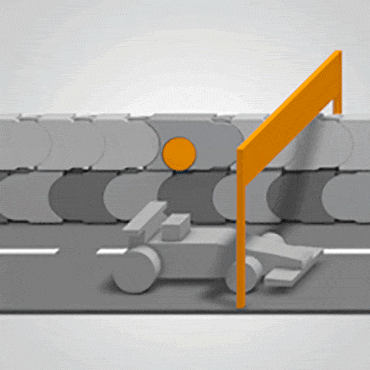 Leitungsschonende Kunststoff-Öffnungsstege