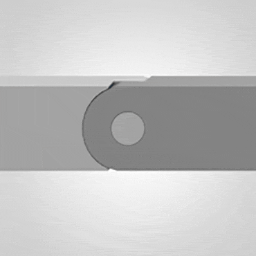 Doppelter, rechteckiger Endanschlag