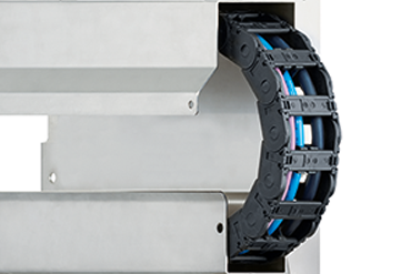 Eingehauste Energieführung für lange Verfahrwege