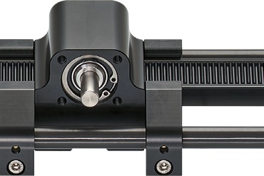 Auslegerachse mit Zahnstange drylin® GRR