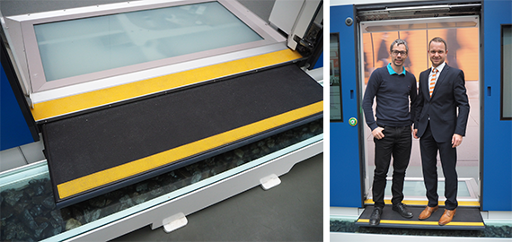 Stadtbahn Tür mit igus Produkten