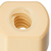 Zylindrisch mit Schlüsselfläche